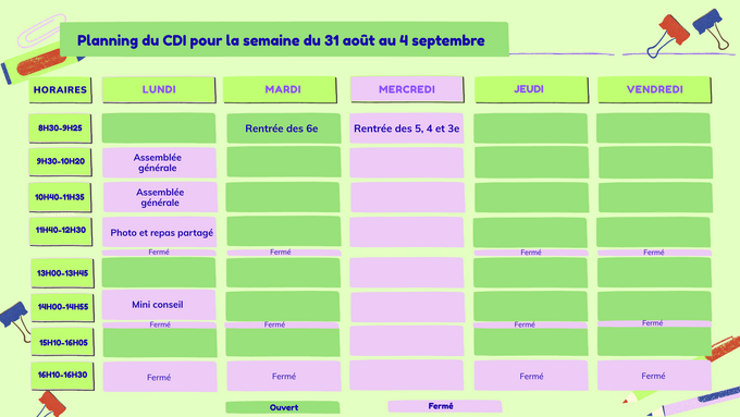 Rose et Crème Illustration Vide Leçon hebdomadaire Calendrier (4).png