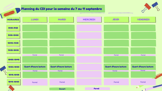 Rose et Crème Illustration Vide Leçon hebdomadaire Calendrier (5).png